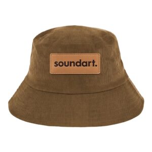 Bucket Hat with Leather Patch logo