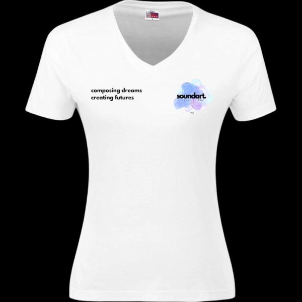 T-shirt with pocket-sized logo & slogan